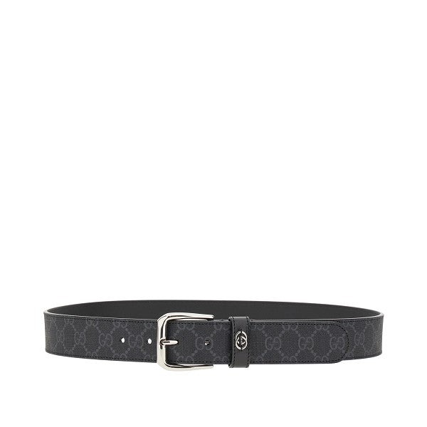 Cintura in GG Supreme con dettaglio logo
