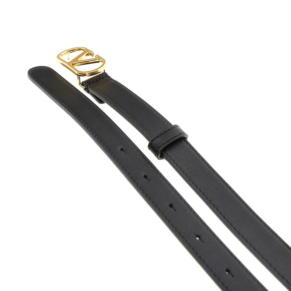 Cintura in pelle 'VLogo Signature'