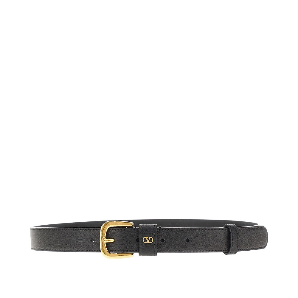 Cintura in pelle 'VLogo Signature'