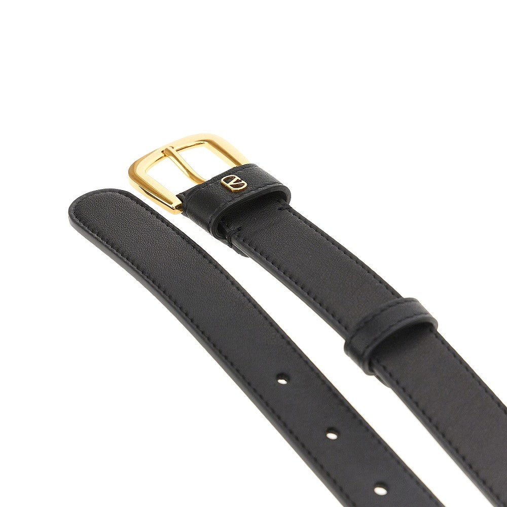 Cintura in pelle 'VLogo Signature'