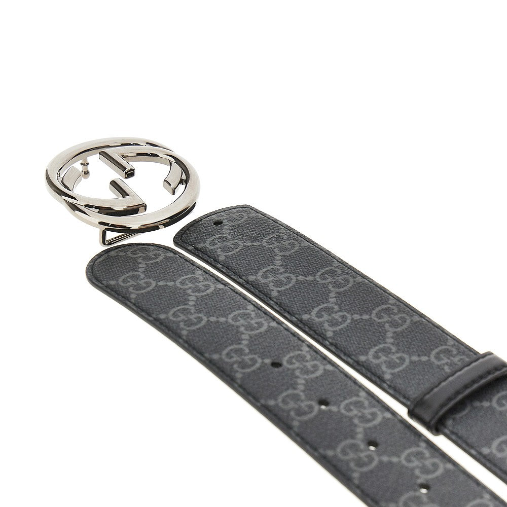 Reversible belt with Interlocking GG buckle