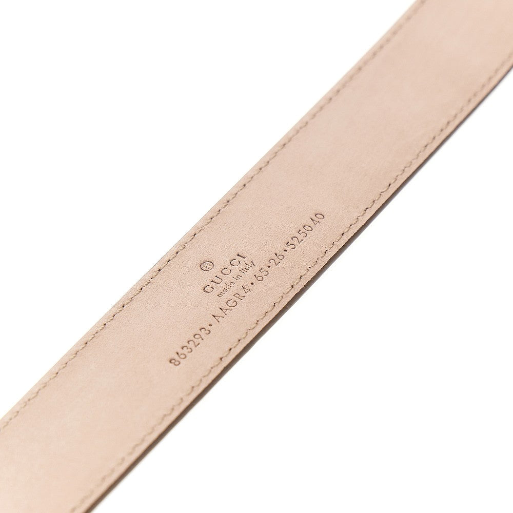 Cintura in pelle GG Marmont