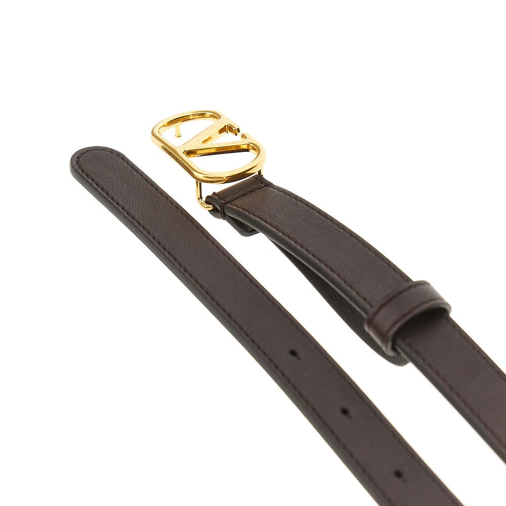Cintura in pelle 'VLogo Signature'