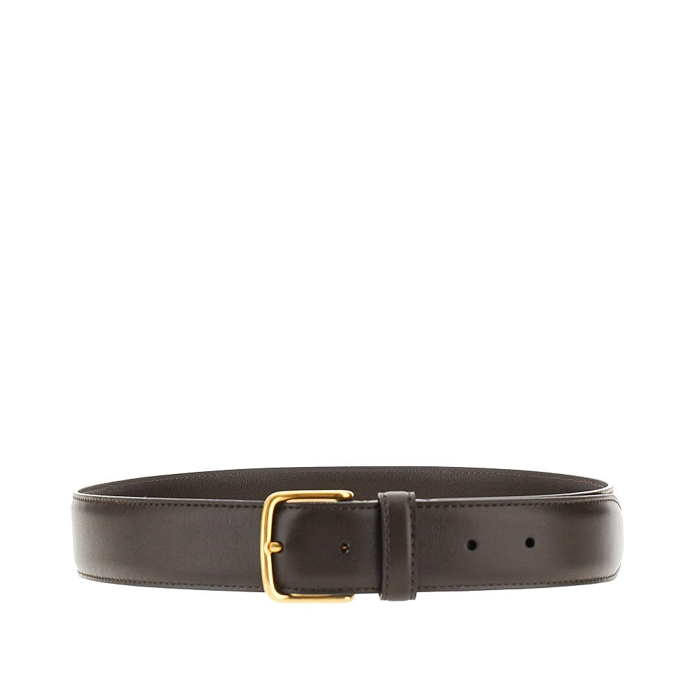 Leather belt
