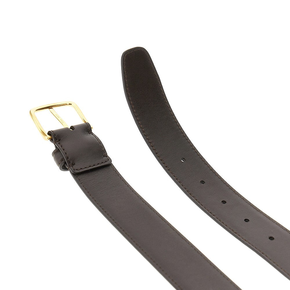 Leather belt