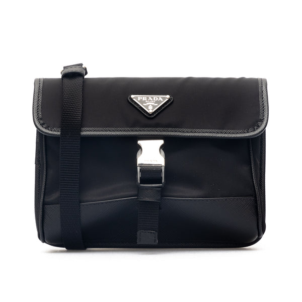Pouch porta smartphone in Re-Nylon e Saffiano