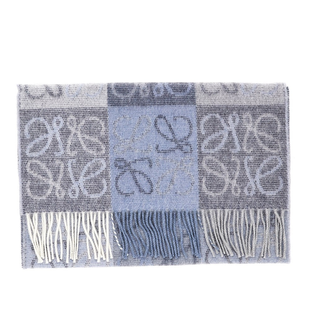 Sciarpa in lana jacquard Anagram