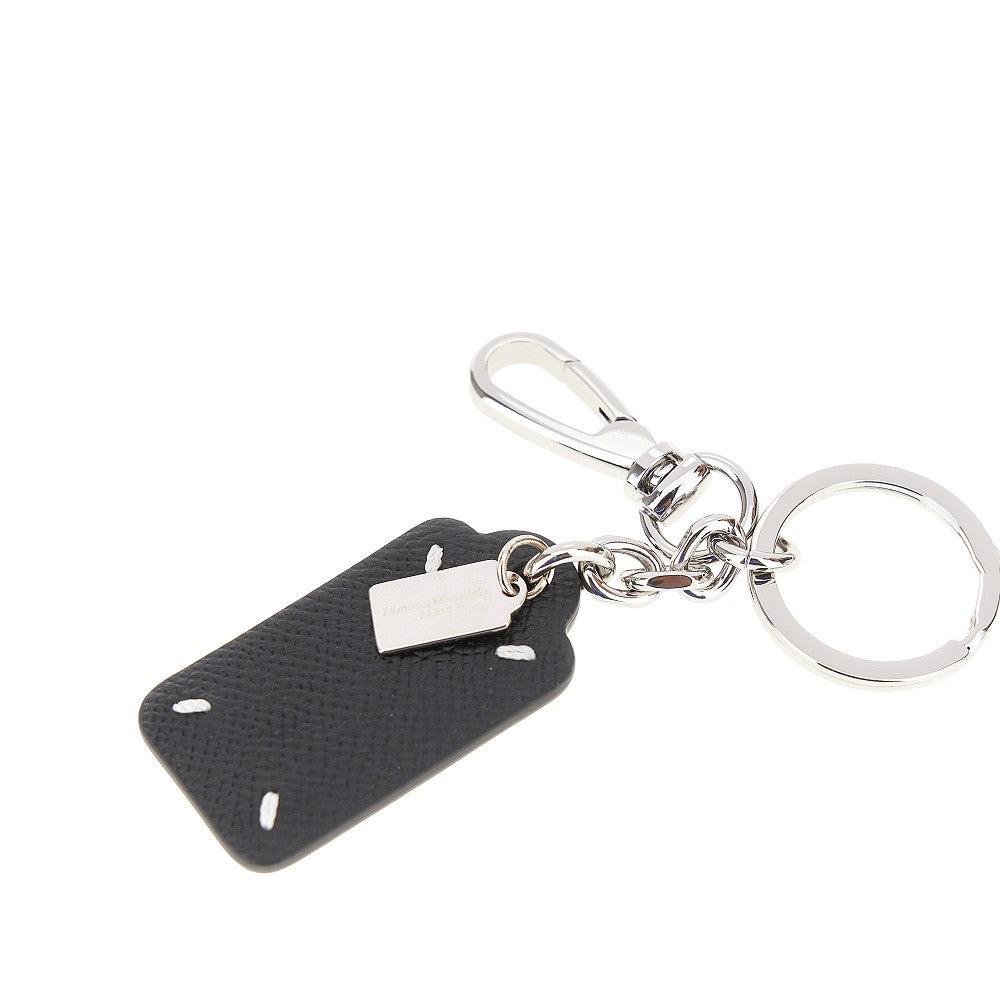'Four Stitches' leather key-ring