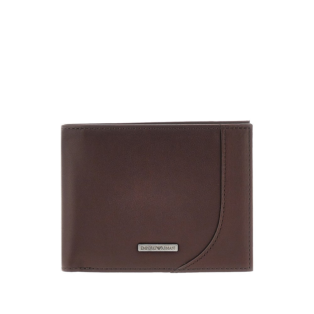 Leather bi-fold wallet