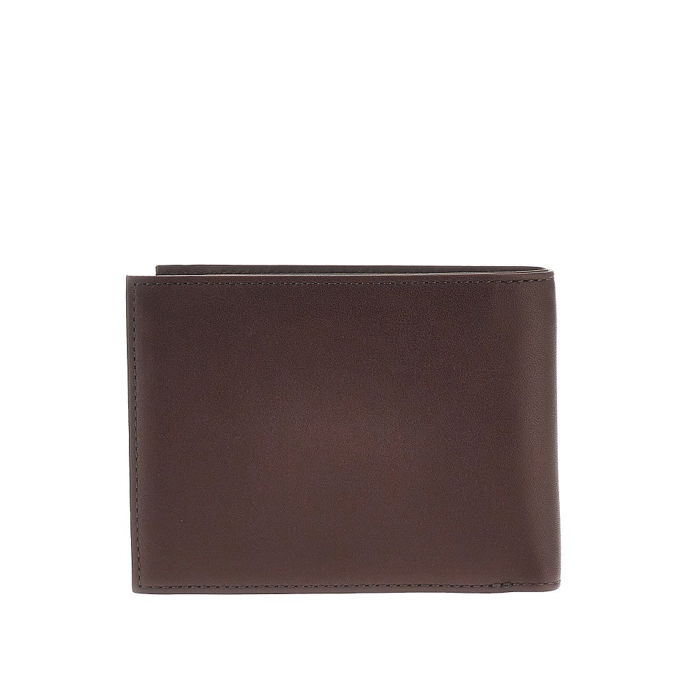 Leather bi-fold wallet