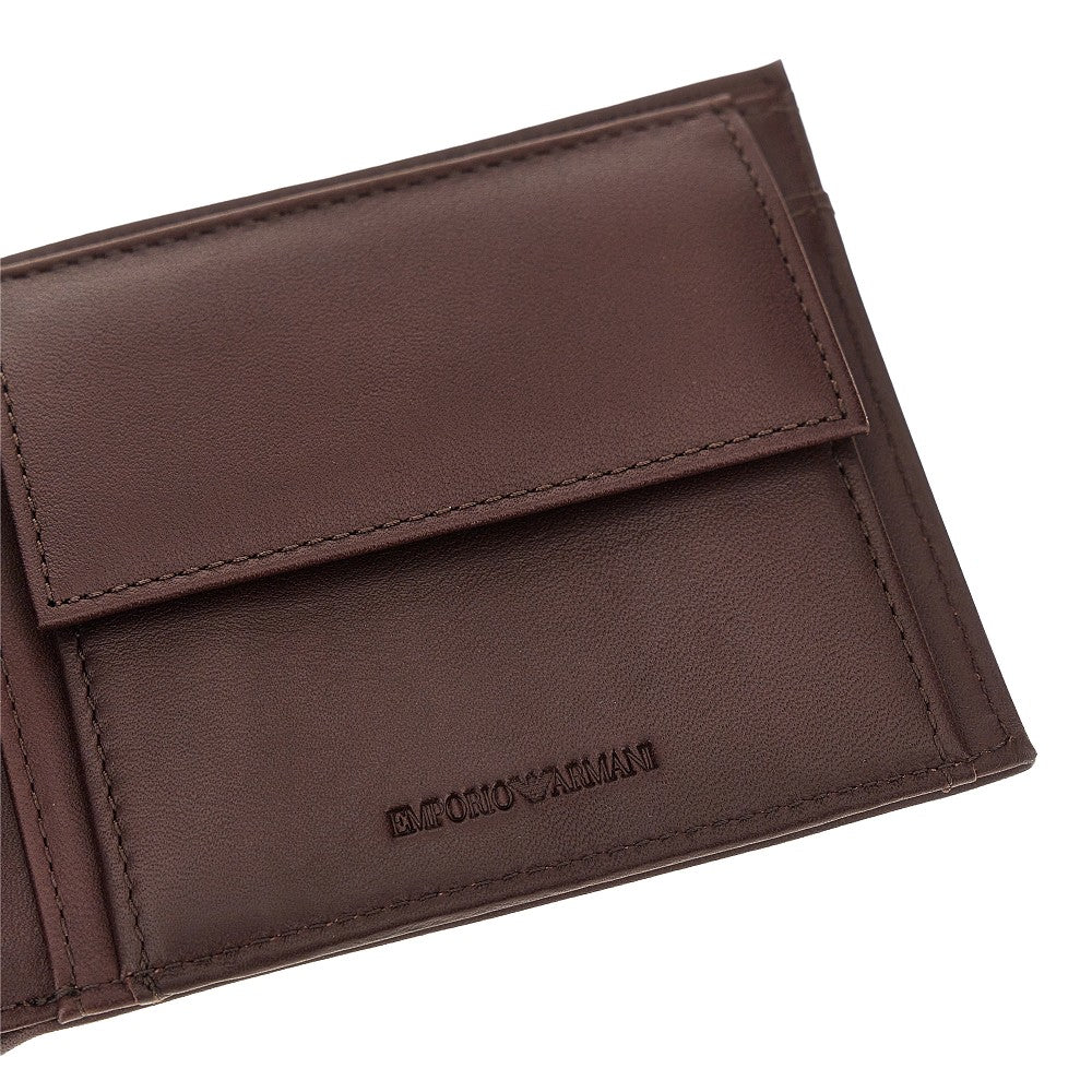 Leather bi-fold wallet