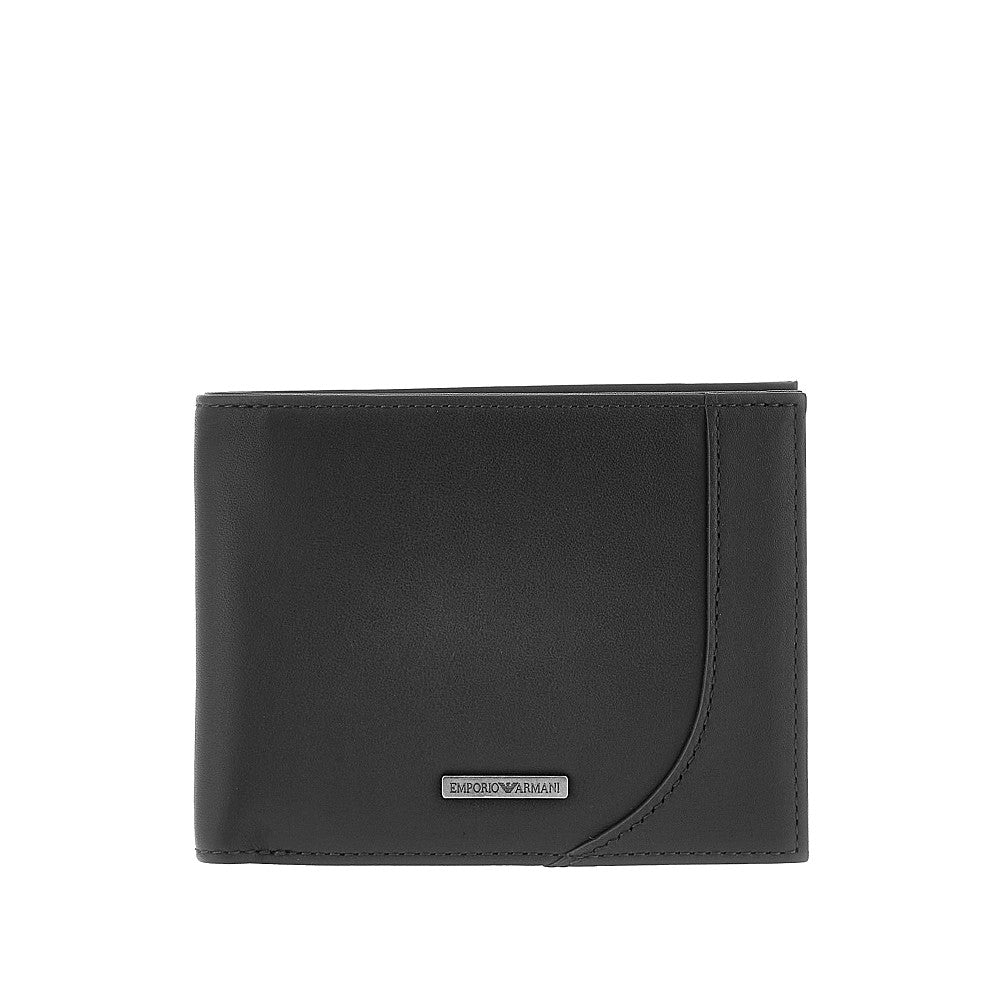 Leather bi-fold wallet