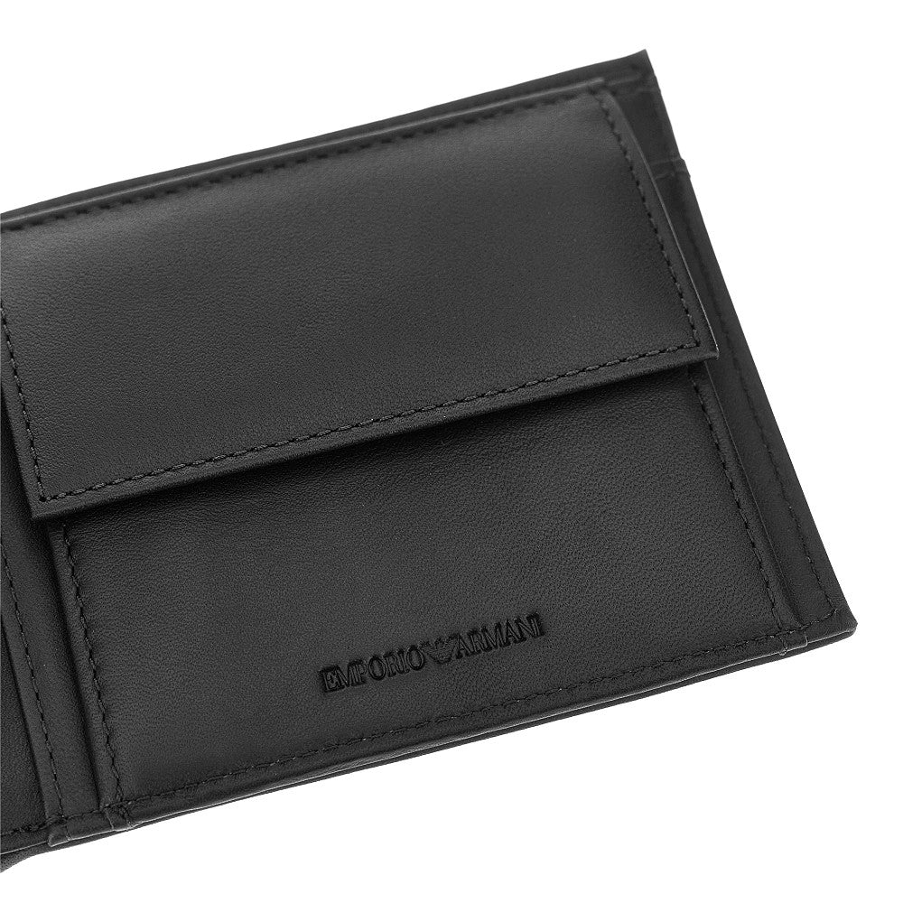 Leather bi-fold wallet