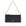 Leather flat pouch with chain