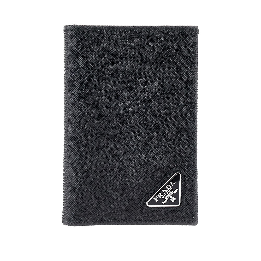 Saffiano leather bi-fold cardholder