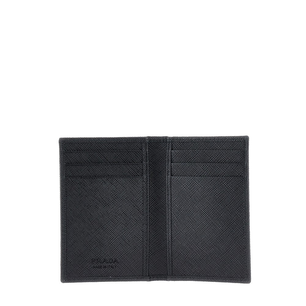 Saffiano leather bi-fold cardholder