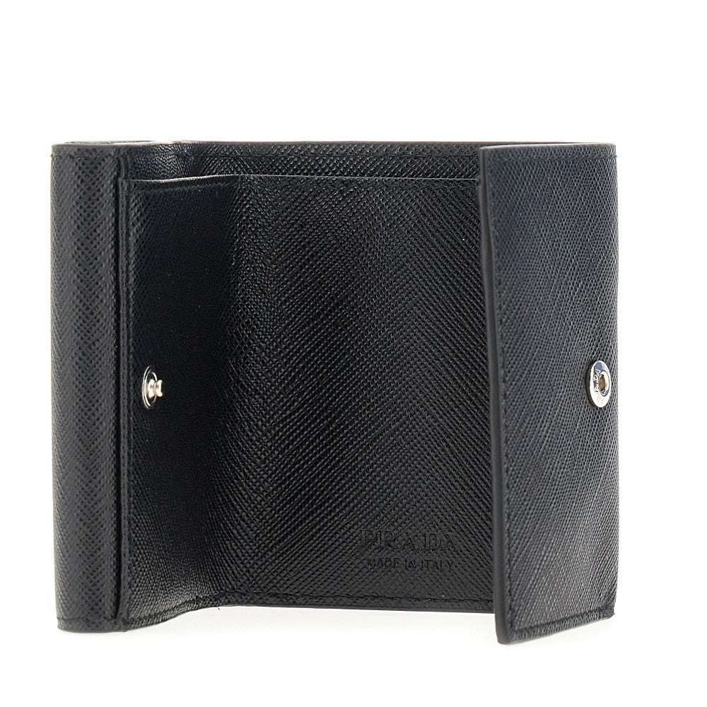 Saffiano leather mini wallet