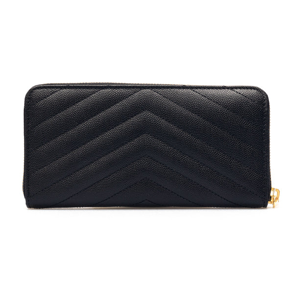 'Cassandre' leather zip-around wallet