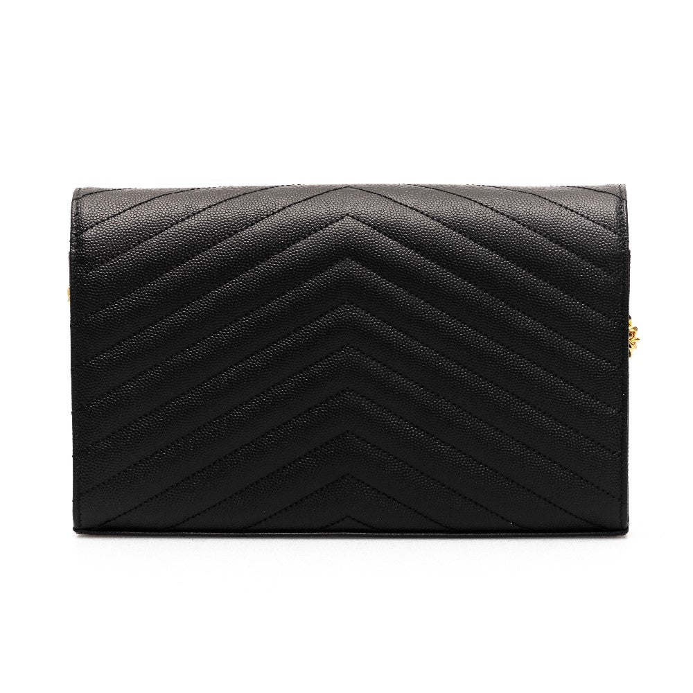 'Cassandre' leather wallet on chain