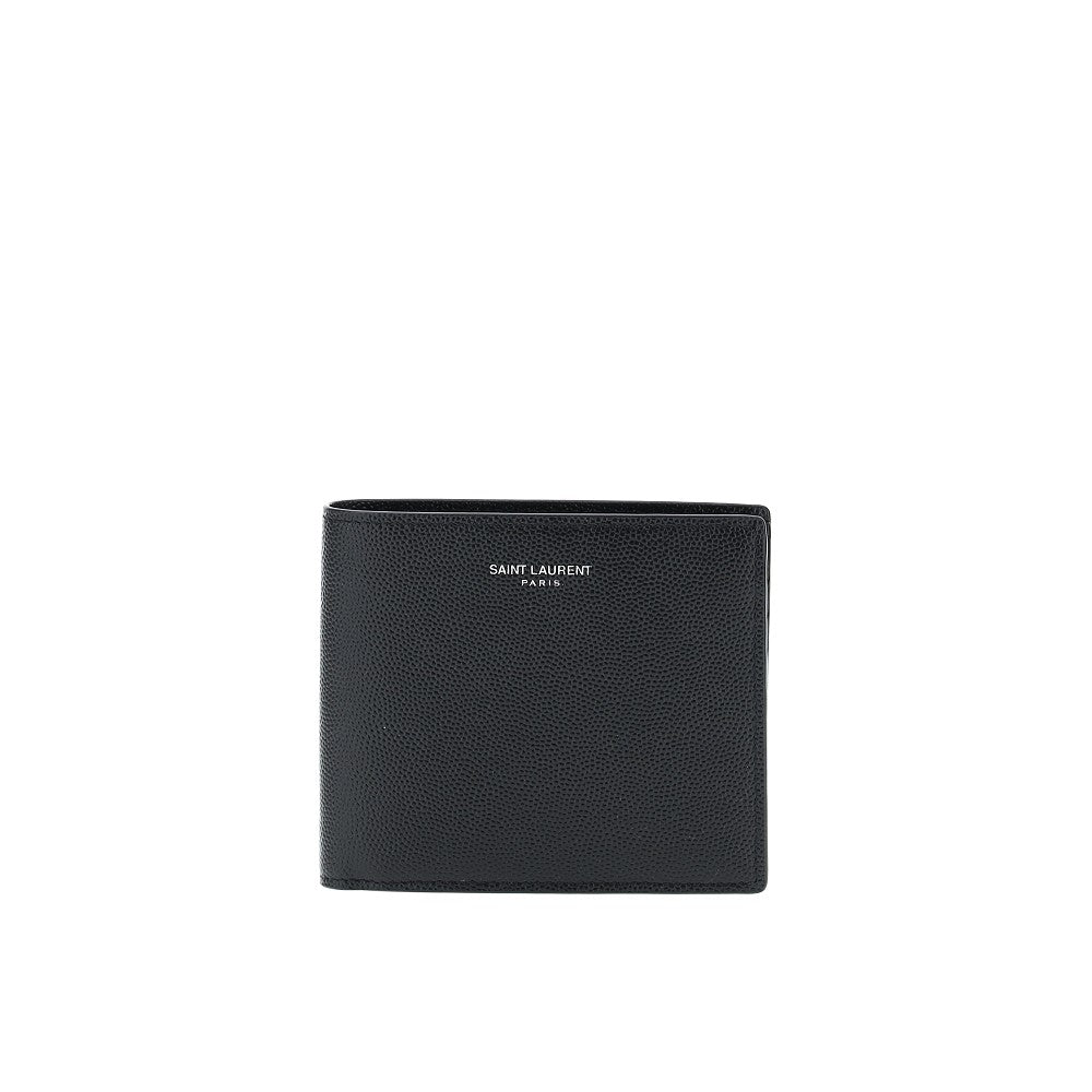 Grain de Poudre leather bi-fold wallet