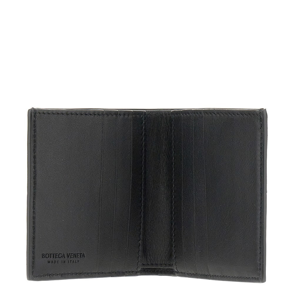 Intreccio leather bi-fold wallet