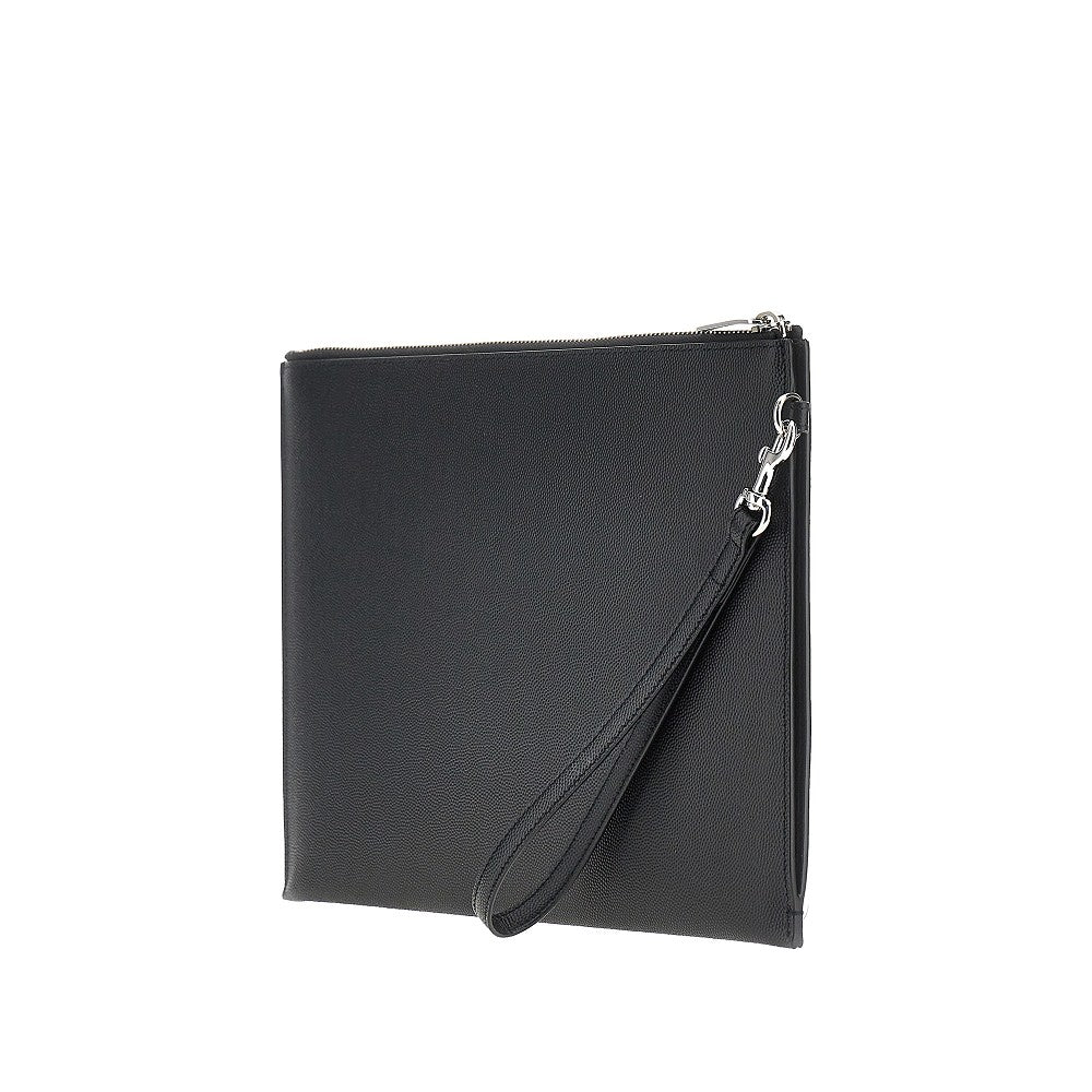 Grain de poudre leather tablet holder pouch