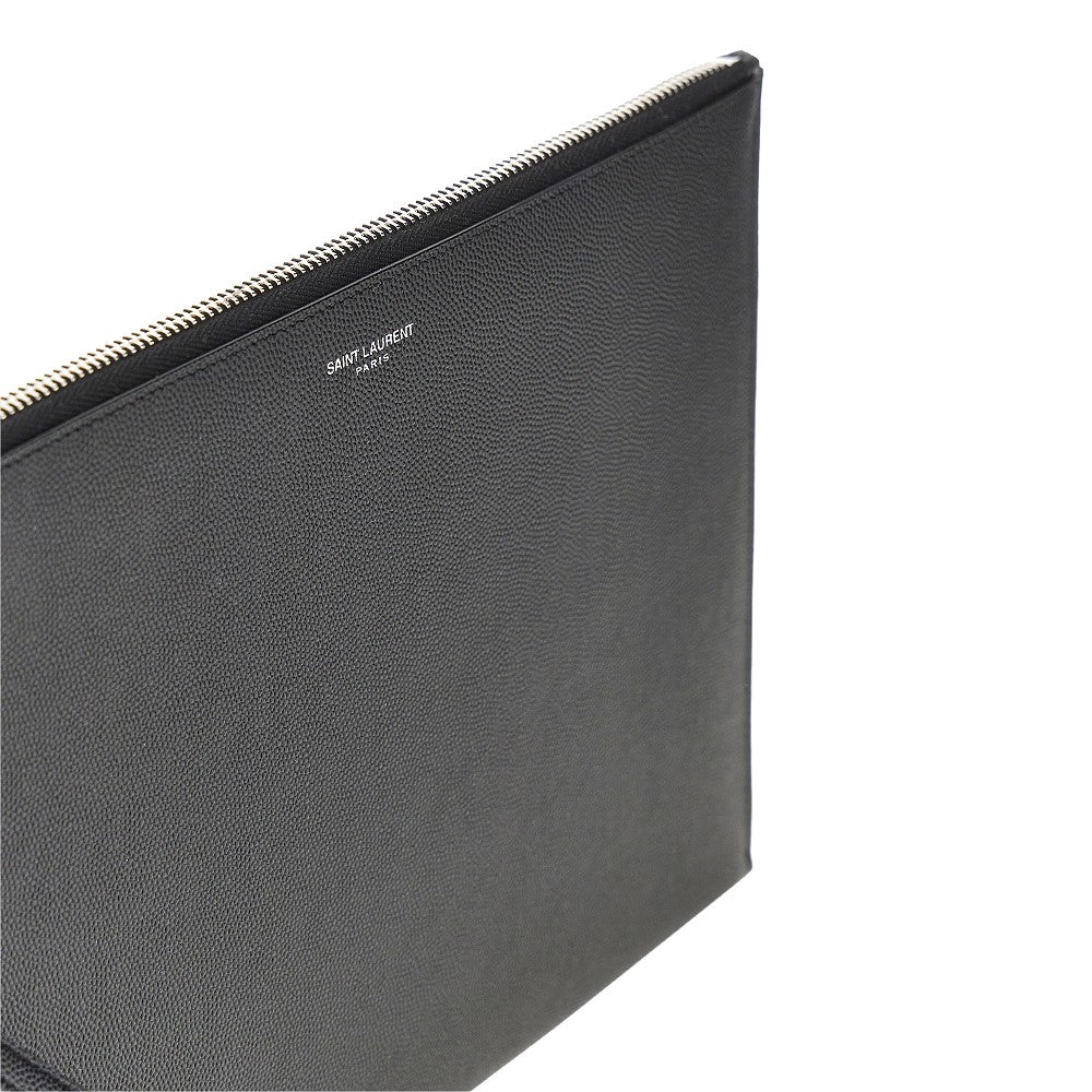 Grain de poudre leather tablet holder pouch