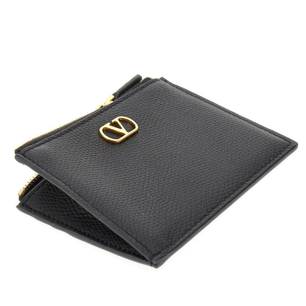 'Vlogo Signature' leather cardholder