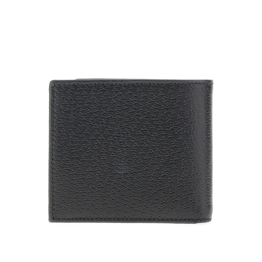 Horsebit leather bi-fold wallet