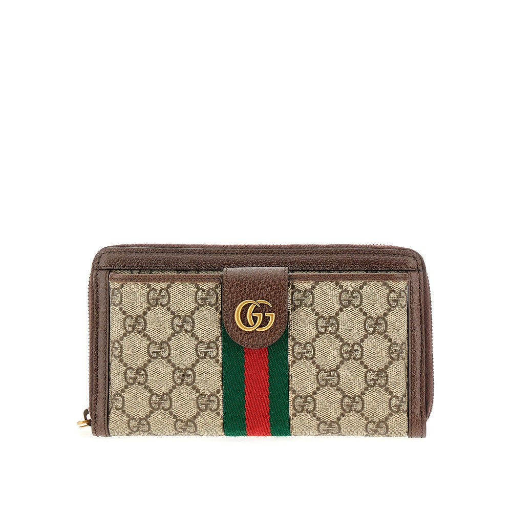 &#39;Ophidia GG&#39; pouch-wallet