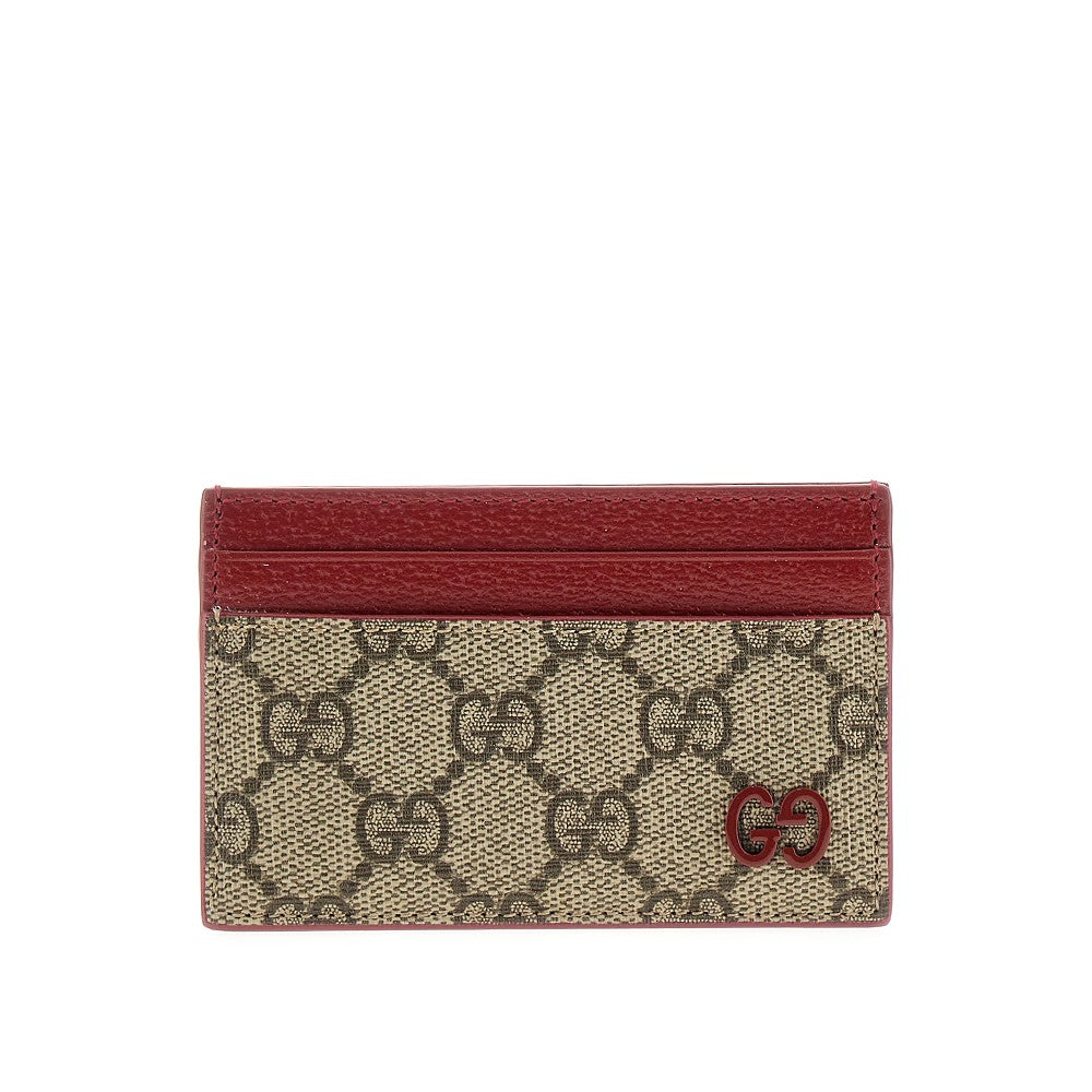 Cardholder with lacquered GG detail