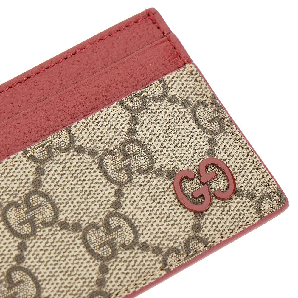 Cardholder with lacquered GG detail