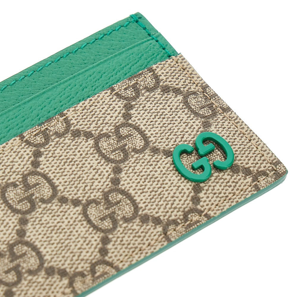 Cardholder with lacquered GG detail