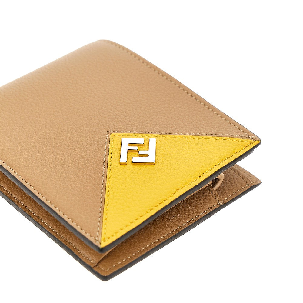 Grained leather 'Fendi Lui' wallet