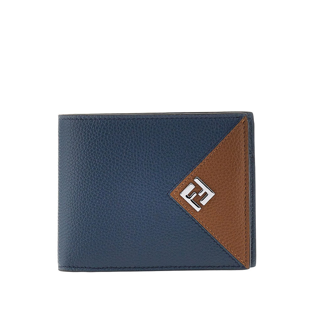 Grained leather 'Fendi Lui' wallet