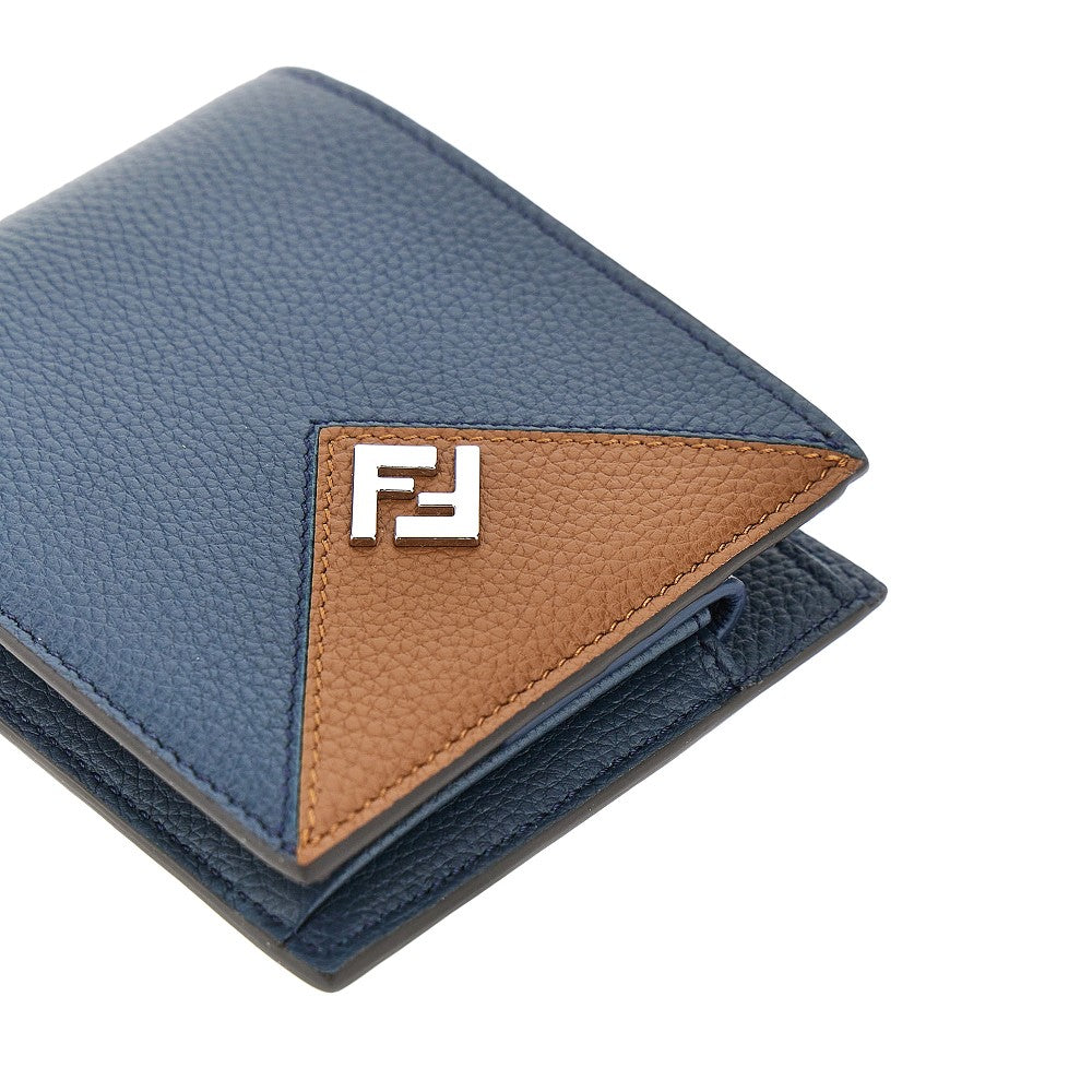 Grained leather 'Fendi Lui' wallet