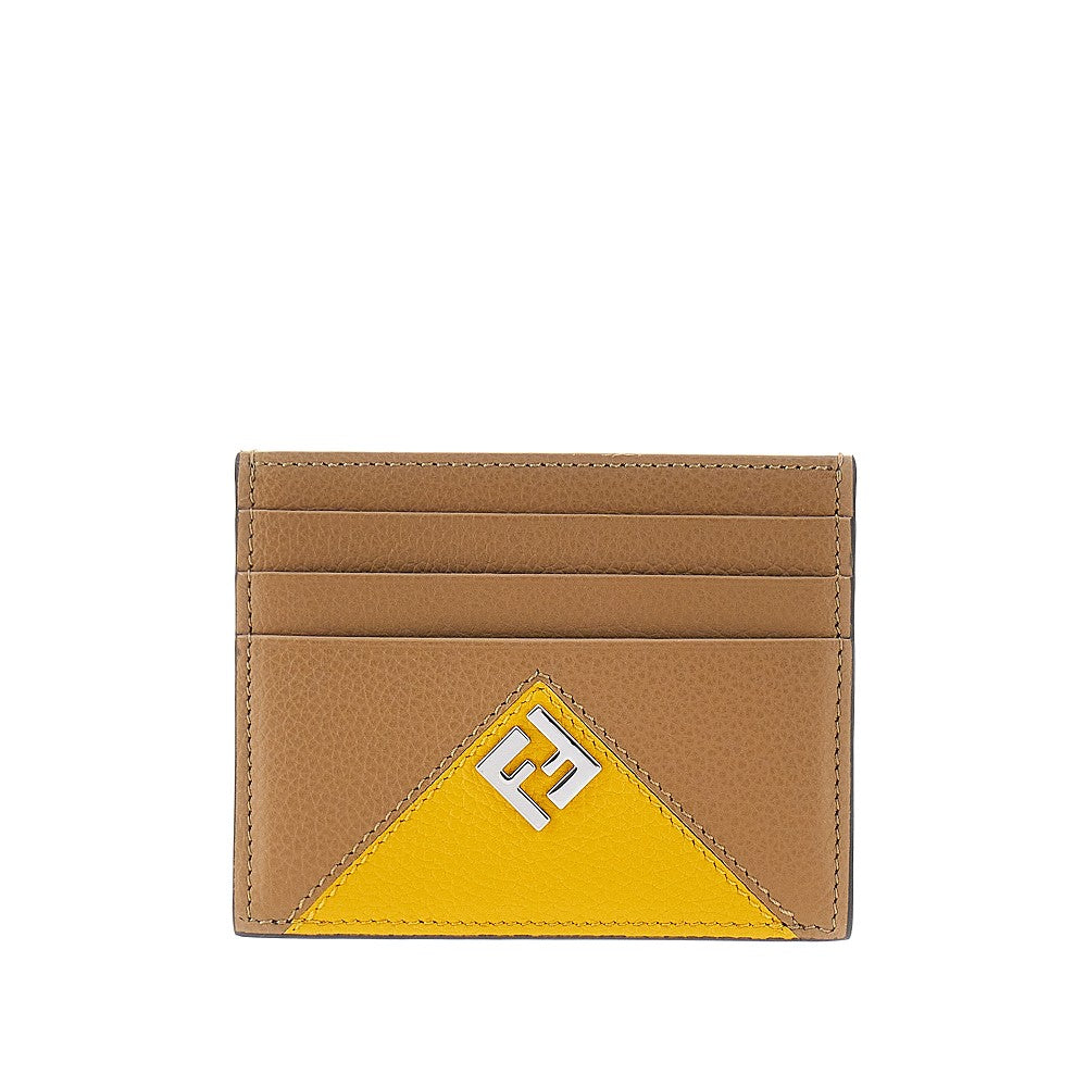 'Fendi Lui' grained leather cardholder