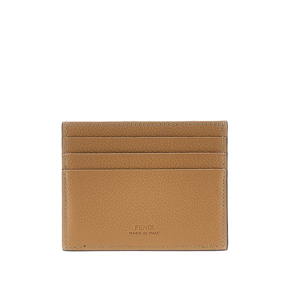 'Fendi Lui' grained leather cardholder