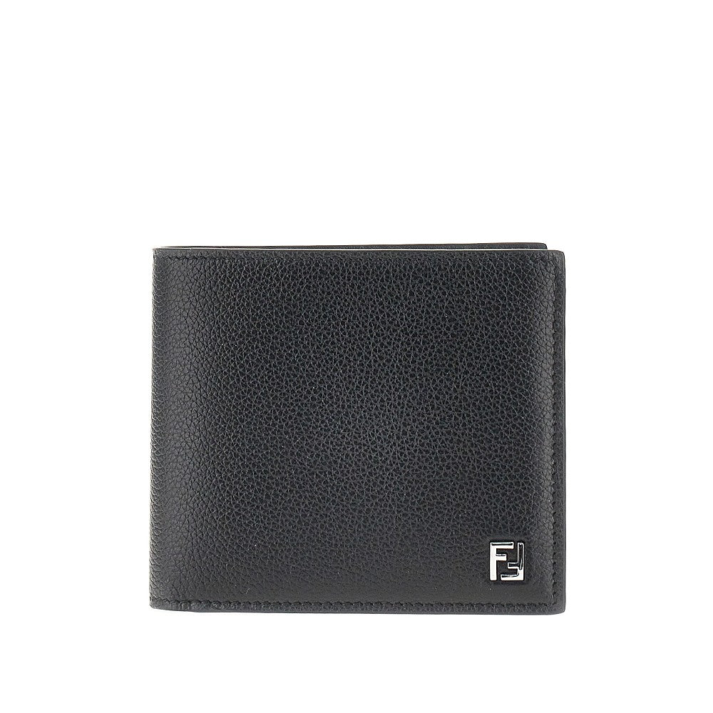 'FF' leather bi-fold wallet
