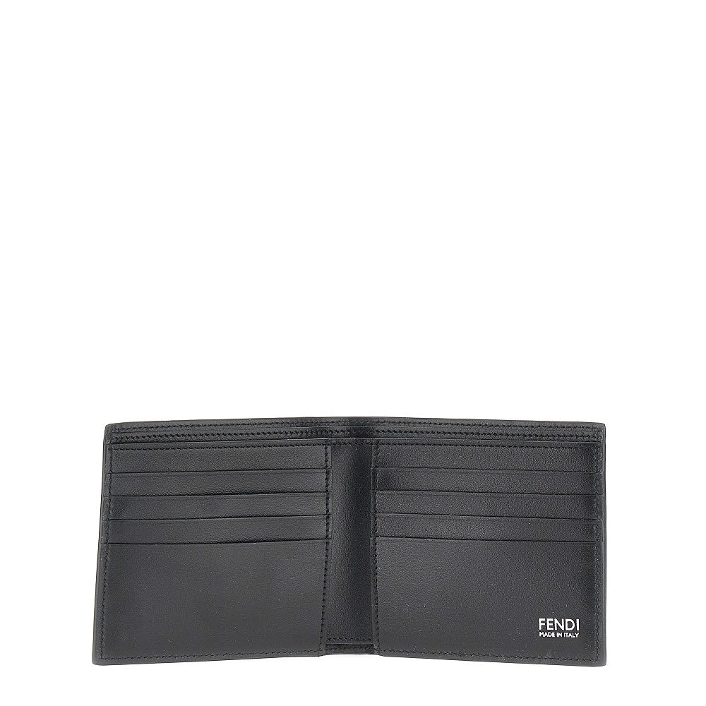'FF' leather bi-fold wallet