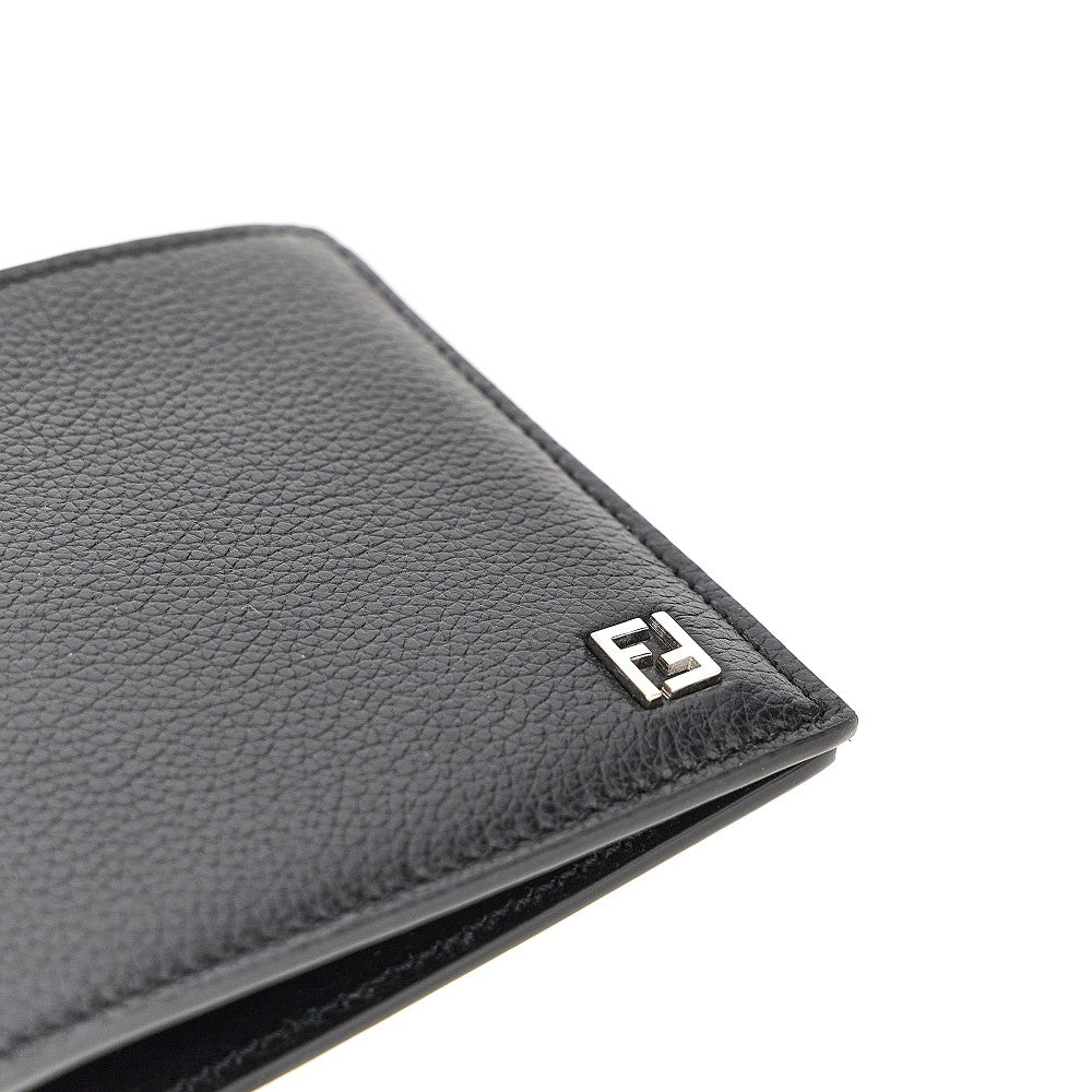 'FF' leather bi-fold wallet