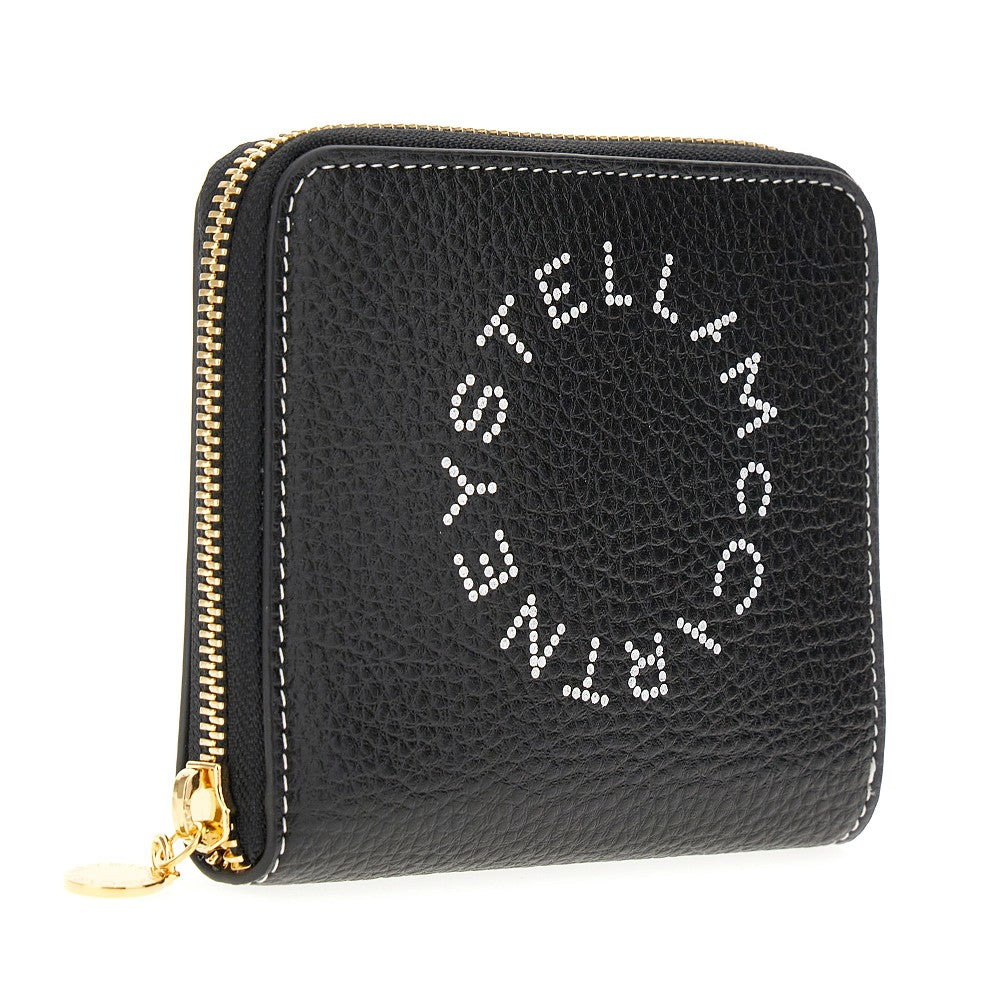 Stella Logo zip-around mini wallet