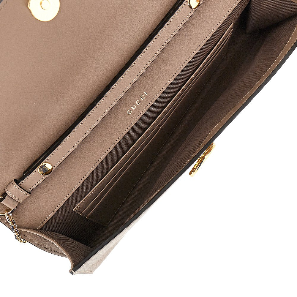 Clutch &#39;73&#39; in pelle liscia