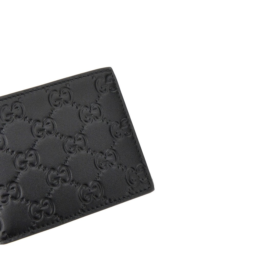 'GG Emblem' leather bi-fold wallet