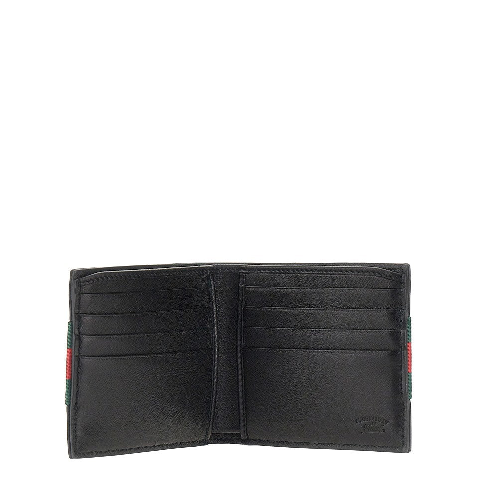 Leather bi-fold wallet