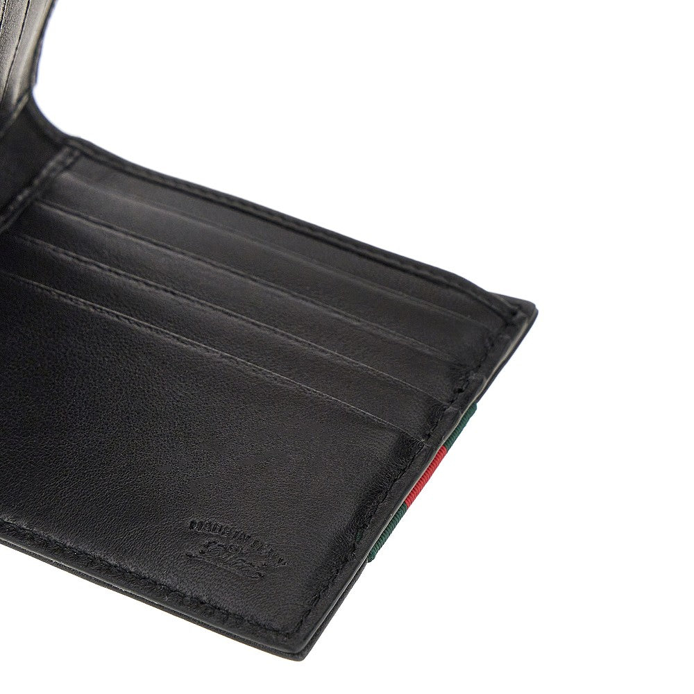 Leather bi-fold wallet