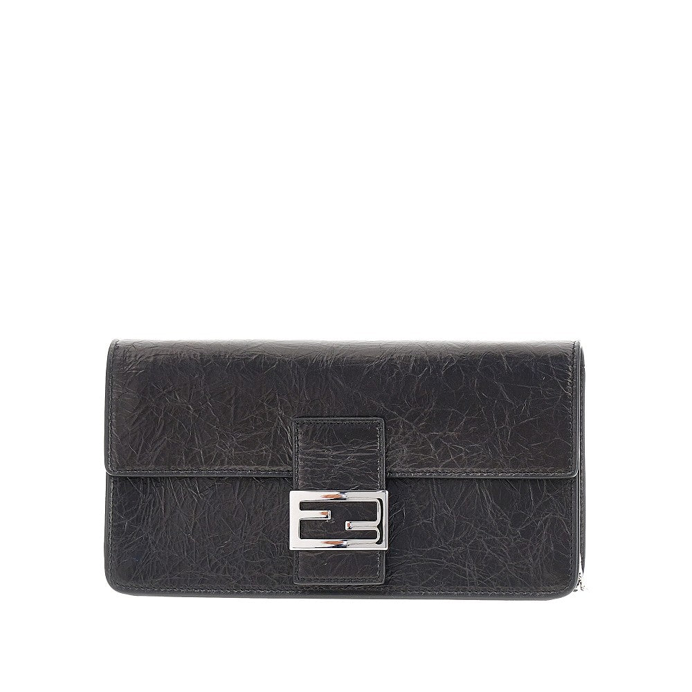 'Tube' clutch with double strap