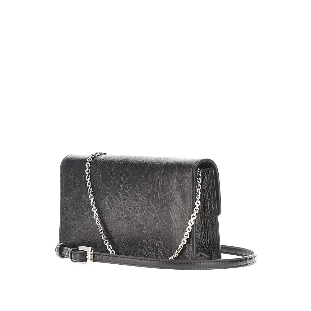 'Tube' clutch with double strap