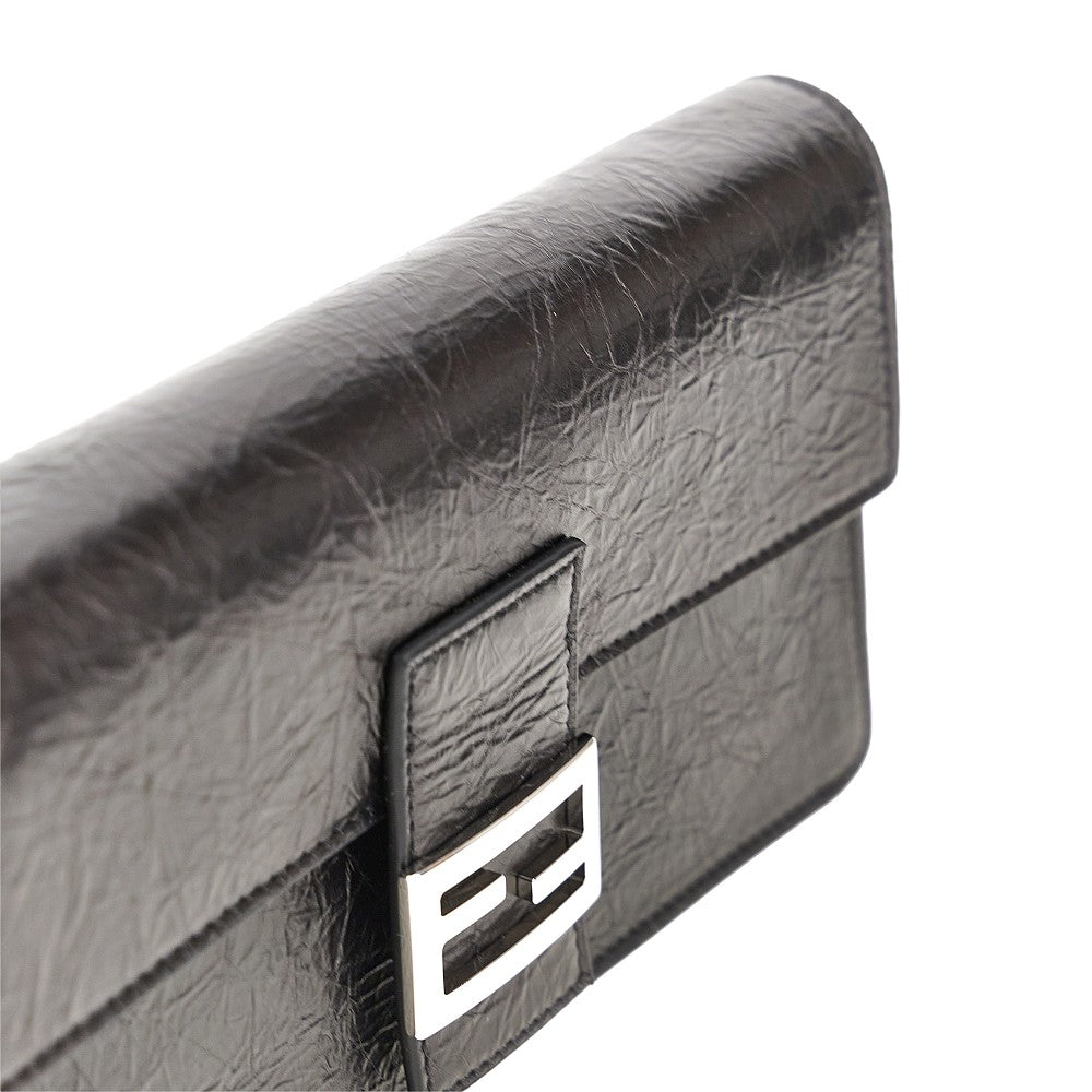 'Tube' clutch with double strap