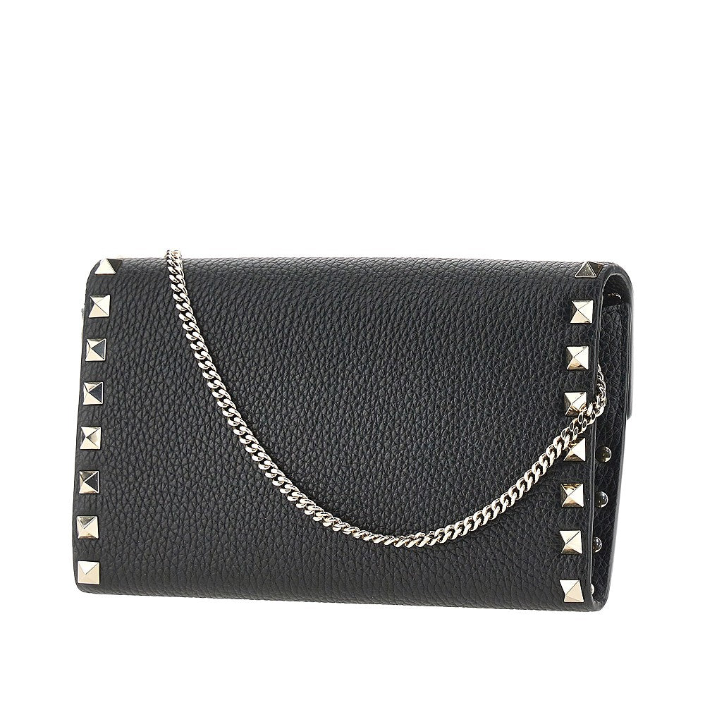 Pouch portafoglio 'Rockstud' in pelle
